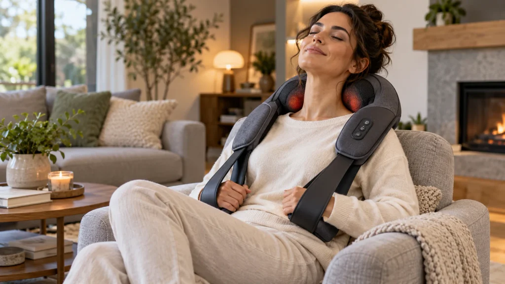 appareil de massage cervicales chauffant
